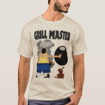 グリルマスター（犬） Tシャツ<br><div class="desc">グリルマスター（犬）</div>
