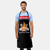 グリルマスター 男 神話 伝説 BBQ エプロン (着用した状態)