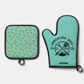 グリルマスター 鍋つかみ&鍋敷きセット (正面)