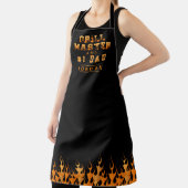 グリルマスター#1パパ炎パーソナライズされた エプロン (インサイチュ)