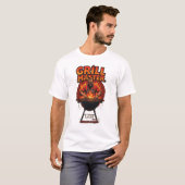 グリルマスター – BBQの凡例 Tシャツ (正面フル)