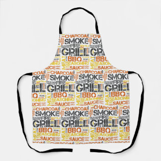 グリルマスター BBQ タイポグラフィ エプロン