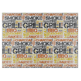 グリルマスター BBQ タイポグラフィ カッティングボード
