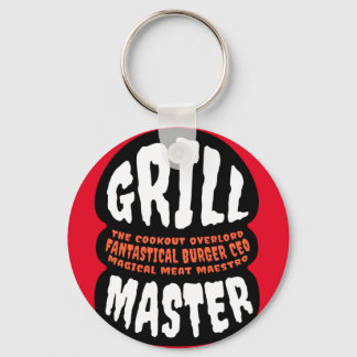グリルマスター BBQ パパ 引用 バーガー グリル クックアウト キーホルダー
