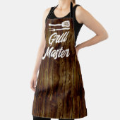 グリルマスターBBQウッド素朴シェフ エプロン (インサイチュ)