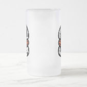 グリルマスターBBQパパ引用文バーガーグリルグラスM フロストグラスビールジョッキ (中央)