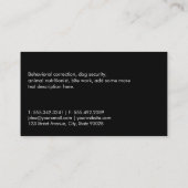 グリルマスターBBQピット 名刺 (裏面)