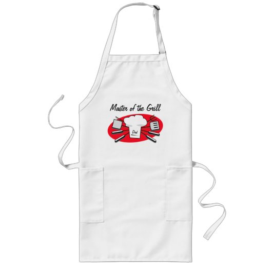 グリルマスターBBQ用具 ロングエプロン (正面)