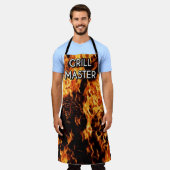 グリルマスターBBQ エプロン (着用した状態)