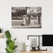 グリルマルメゾン、カンヌ、フランス1930年代 ポスター (ホームオフィス)