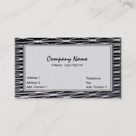 グリルワーク抽象芸術名刺 名刺