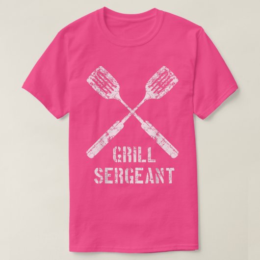 グリル巡査部長2、グリルBBQホビー・ファザーズ・デイ Tシャツ (デザイン正面)