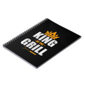 グリル料理の王 | グリル&BBQ愛好家のギフト ノートブック (左側)