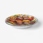 グリル料理の魅力 ペーパーボウル (傾斜あり)