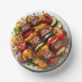 グリル料理の魅力 ペーパーボウル (正面)