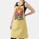 グリル焼きヘラ火炎燃やす料理 エプロン (インサイチュ)