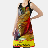 グリル父の日のエプロンの王 – パーソナライズ エプロン (インサイチュ)