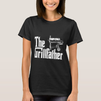 グリル調理の達人 Grillfather グリル料理 Tシャツ