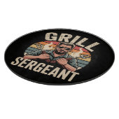 グリル軍曹 父の日 BBQ パパ ギフト カッティングボード (角)