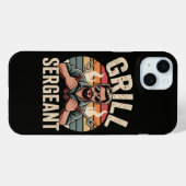 グリル軍曹 父の日 BBQ パパ ギフト Case-Mate iPhoneケース (裏面 (横))