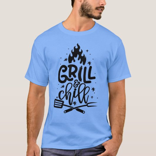 グリル アンド チル Tシャツ (正面)