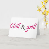 グリル カード (黄色い花)