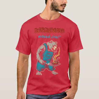 グリル・フラッシュバック 80年代 バーベキュー レトロ ヴィンテージ Tシャツ