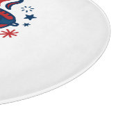 グリル&栄光7月4日 – 愛国心 カッティングボード (角)