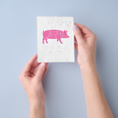 グリル BBQ バーベキュー 豚肉 グリル マスター スモーカー チラシ (手)