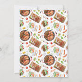 グリルBBQバックヤードパーティー 招待状 (裏面)