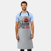 グリルBBQパーティーの女王 エプロン (着用した状態)