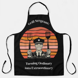 グリルBBQ軍曹 エプロン