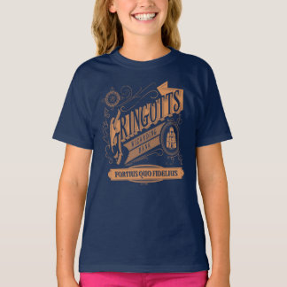 グリンゴッツ魔法銀行ビンテージグラフィック Tシャツ