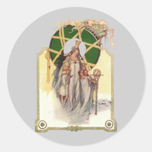 グリンダ、ドロシー&オズマ ラウンドシール (正面)