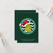 グリンチがいなければクリスマスではない カード (正面/裏面インサイチュ)