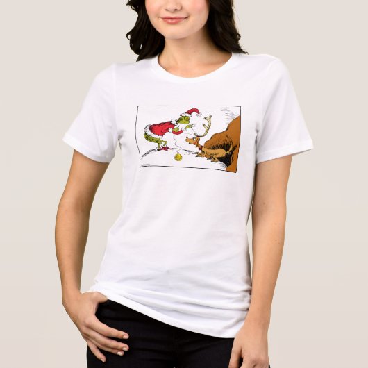 グリンチがマックス・トナカイを用意する トライブレンドＴシャツ (正面)