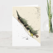 グリンチとマックスがクリスマスツリーを返す カード (正面)