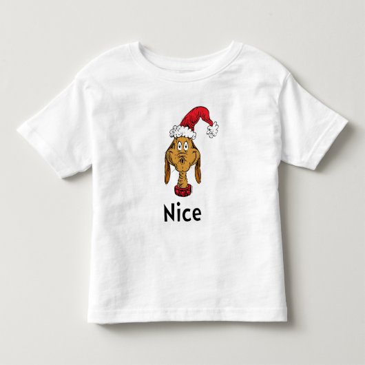 グリンチのクリスマス | マックスは優しい トドラーTシャツ (正面)