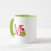 グリンチのクリスマス | モノグラム M マグカップ (正面左)