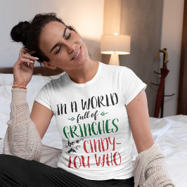 グリンチの世界でシンディ・ルー・フーであれ 引用 トライブレンドＴシャツ