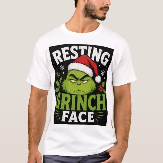 グリンチの休憩顔 Tシャツ (正面)