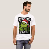 グリンチの休憩顔 Tシャツ (正面フル)