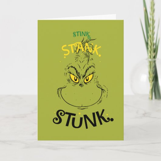 グリンチの名言「Stink Stank Stunk」 カード (正面)