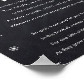 グリンチの黒板ゲストブックパーティーサイン ポスター (角)