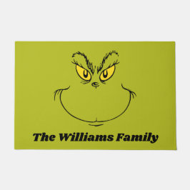 グリンチパーソナライズされたーがクリスマス顔を盗んだ方法 ドアマット