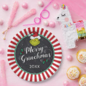 グリンチメリーーマ |グランドホリデーパーティー ペーパープレート (パーティー)