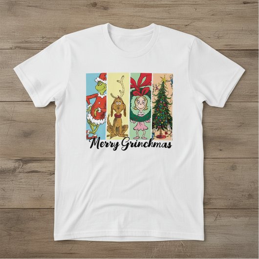グリンチャマスの楽しいホリデーコラージュ Tシャツ