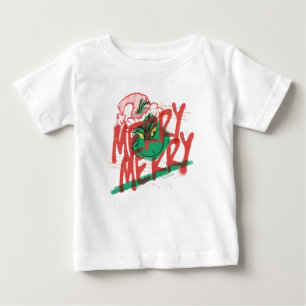 グリンチ   おめでとう グランジデザイン ベビーTシャツ