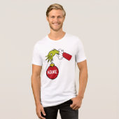 グリンチ｜お名前入りデザイン トライブレンドＴシャツ (正面全面)