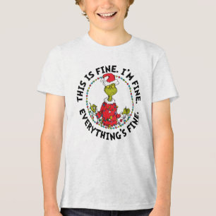 グリンチ すべてうまくいっています トライブレンドTシャツ